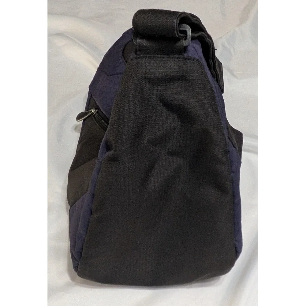 Healthy Back‎ Bag Sling Bag Womens Medium Navy Blue Excellent RFID Ergonomic